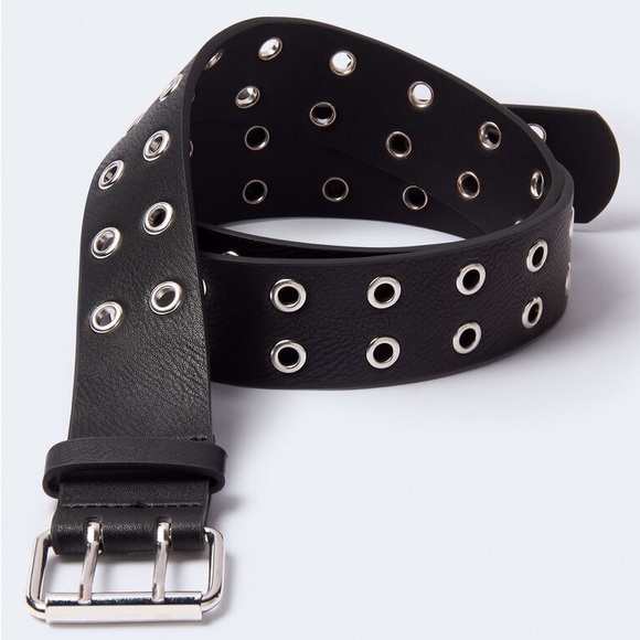 Leather Grommet Belt - Picture 2 of 4